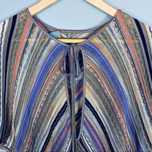 Missoni knit top keyhole dolman sleeve 6 designer - Picture 7 of 8